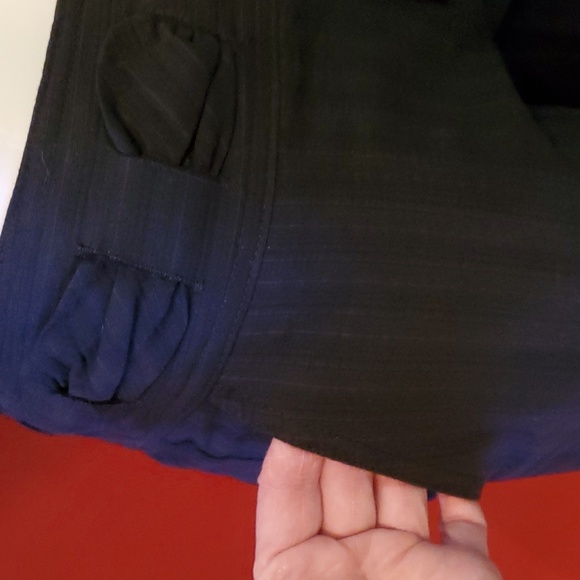 NWT Nanette Lepore low rise black trousers pockets button up pants - Size 2 - Picture 4 of 12